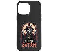 Satanic Cat Wizard Obey Satan Kitty Sorcerer Case for iPhone 13 Pro Max