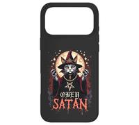 Satanic Cat Wizard Obey Satan Kitty Sorcerer Case for iPhone 17 Pro Max