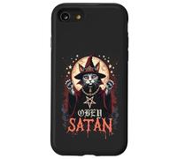 Satanic Cat Wizard Obey Satan Kitty Sorcerer Case for iPhone SE (2020) / 7/8