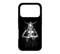 Satanic Dark Art Evil with Skull and Raven Baphomet Case for iPhone 17 Pro