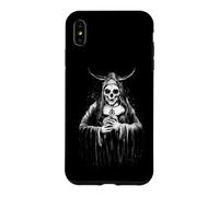 Satanic Dark Art Evil with Skull and Raven Baphomet Case for iPhone XS Max