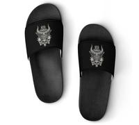 Satanic Demon Skull Summer Mens Slippers Women Shower Shoes Sandals