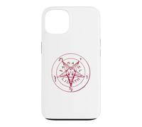Satanic Goat Head Baphomet Pentagram Occult Devil 666 Demon Case for iPhone 13