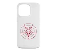 Satanic Goat Head Baphomet Pentagram Occult Devil 666 Demon Case for iPhone 13 Pro