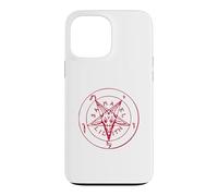Satanic Goat Head Baphomet Pentagram Occult Devil 666 Demon Case for iPhone 13 Pro Max