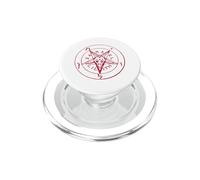Satanic Goat Head Baphomet Pentagram Occult Devil 666 Demon PopSockets PopGrip for MagSafe