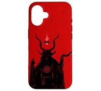 Satanic Lucifer Light Bearer Baphomet Occult Pagan Gothic Case for iPhone 16
