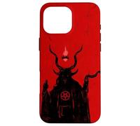 Satanic Lucifer Light Bearer Baphomet Occult Pagan Gothic Case for iPhone 16 Pro Max