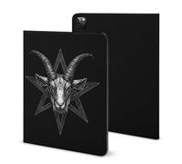 Satanic Pentagram with Baphomet And Goat Funny Tablet Case Compatible with IPAD Pro 2020 （11in）/2020 （10.2in）/2020 AIR 4 （10.9in）/Pro 2021 （11in）/Air4/Air5 （10.9in） Personality Protective Cover with P