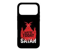 Satanic | Satanism | Baphomet | Maybe Today Satan Case for iPhone 17 Pro Max