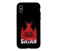 Satanic | Satanism | Baphomet | Maybe Today Satan Case for iPhone X/XS