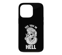 Satanic Skeleton | Satanism | Grim Reaper | See You In Hell Case for iPhone 13 Pro