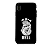 Satanic Skeleton | Satanism | Grim Reaper | See You In Hell Case for iPhone XS Max