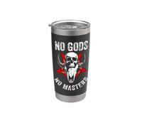 Satanic Skull Occult 666 Goat Pentagram Baphomet Stainless Steel Insulated Tumbler
