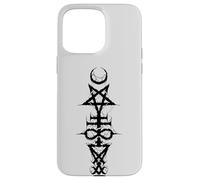 Satanic Symbols Sigil of lucifer inverted pentagram unholy Case for iPhone 15 Pro Max