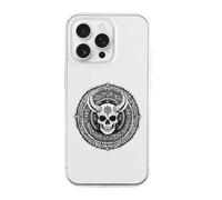 Satanic Tattoo Phone Case Compatible with iPhone 16 Plus Pro Max Shockproof TPU Protective Cover