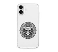 Satanic Tattoo Phone Case Compatible with iPhone 16 Plus Pro Max Shockproof TPU Protective Cover