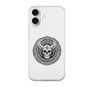Satanic Tattoo Phone Case Compatible with iPhone 16 Plus Pro Max Shockproof TPU Protective Cover