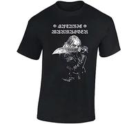 Satanic WARMASTER Werewolf Men T Shirt Worms horna True Finnish Black Metal orlok Black