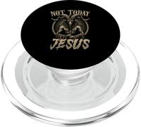 Satanism Not Today Jesus Baphomet Goat Occult PopSockets PopGrip for MagSafe