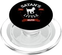 Satan's Little Helper Distressed Dutch Shepherd Dutchie Dog PopSockets PopGrip for MagSafe