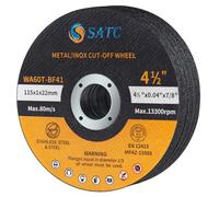SATC 115mm Cutting Discs 30-Piece Durable Angle Grinder Discs Ultra Thin 1mm for Fast & Precise Cutting of Steel, Iron, Aluminum, & Ferrous Metals