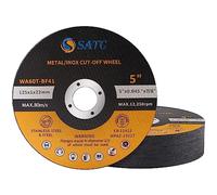 SATC 125mm Cutting Discs 25-Piece Durable Angle Grinder Discs Ultra Thin 1mm for Fast & Precise Cutting of Steel, Iron, Aluminum, & Ferrous Metals