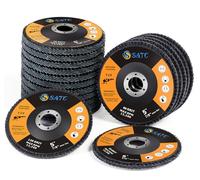 SATC Flap Discs 125mm 20 Pack Zirconia Grinding Discs 40/60/80/120 Grit Type 29 Sanding Discs for Angle Grinder to Sanding Grinding Metal Wood