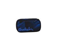 satch Extra Large Hard Case with Divider Zipped Compartment Pen Holder Triangle Time Window, Seismic Blue - Blue, Taglia Unica, Pencil Case