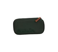 satch Extra Large Hard Pencil Case with Divider Zipped Compartment Pen Holder Triangle Timetable Window Nordic Forest Green - Dark Green