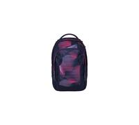 Satch Match Plus School Backpack Expandable to 35 Litres Ergonomic with Front Pocket, Seismic Pink - Dark Blue, standard size, match plus