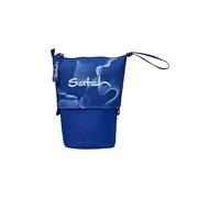 satch Pencil Slider Extra Large with Divider Zip Pocket Pen Holder Set Square Viewing Window for Timetable, Vibrant Blue - Blue, One size, Pencil Slider