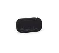 Satch Schlamperbox Blackjack, Mäppchen mit extra viel Platz, Trennfach, Geodreieck, Schwarz