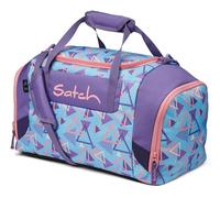 Satch Sports Bag 25L Storage Space Wet Compartment Shoe Compartment Zip Compartment Shoulder Strap Carry Handles Padded, 80s Dance - Light Blue, Standard Size, Sports Bag