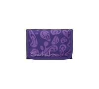 Satch Wallet for Boys and Girls with Window, Coin Pocket and Note Compartment, Bright Faces - Purple, standard size, Wallet