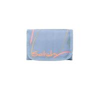 satch Wallet for Boys and Girls with Window, Coin Pocket and Note Compartment, Vivid Blue - Light Blue, One Size