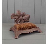 Satchville Cast Iron Boot Brush With Acorn