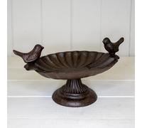 Satchville Cast Iron Plinth Birdbath