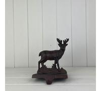 Satchville Cast Iron Reindeer Stocking Holder