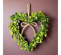 Satchville Natural Green Boxwood Wreath