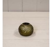 Olive Green Round Tealight Holder