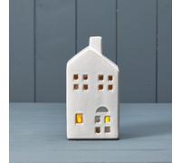 Satchville Reactive Glazed Ceramic House Tealight