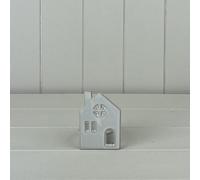 Satchville White Ceramic House Tealight Holder