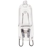 Satco S4642 100 Watt 1700 Lumens T4 Halogen G9 Double Loop Base 120 Volt Clear Light Bulb, Dimmable