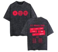 Satdflie BTS T-Shirts for Army Shirts Music Apparel Kpop Concert Tee, BTS Merch World Tour Graphic for Fans