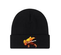 Satdflie Demon Slayer Anime Knitted Beanies Hats for Men Women Autumn Winter Casual Skullies Solid Printed Bonnet Unisex Fashion Manga Caps, for Family Christmas, Style/8