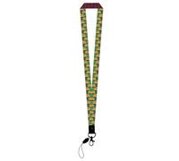 Satdflie Demon Slayer Id Cards Lanyard Mobile Phone Keys Straps Multipurpose Hanging Ropes Cosplay Gift for Men Women, Ideal Merchandise for Fans Christmas, Giyu Tomioka
