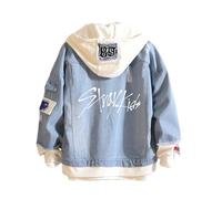 Satdflie KPOP Stray Kids Baseball Jacket Bang Felix Jisung Hyunjin Minho Bangchan Changbin Printed Warm Unisex Sweatshirts