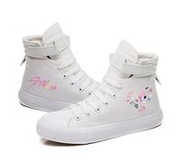 Satdflie Kpop Stray Kids Canvas Shoes Sneakers Bang Chan Lee Know ChangBin Han I.N Felix HyunJin Seungmin Hiphop High-Top Velcro Printed Adult Unisex Shoes, Color/14, 37 Size