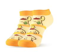 Satdflie Pompompurin Cotton Cartoon Socks for Gilrs Womens Cute Novelty Soft Casual Low Cut Socks Anime Printed Ankle Socks, One Size, Color/1